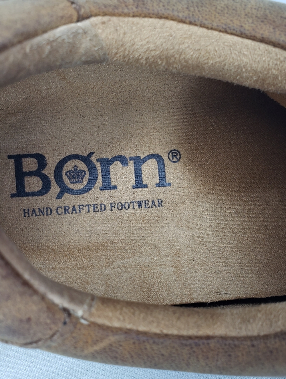 Born Brown Leather Low-Top Comfort Sneakers Casual - Picture 13 of 13